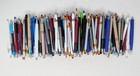 125 Multicolor Mixed Lot Retractable Click Pens Hub Pen Bulk Blank - No Misprint