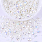 5600pcs Half Round Pearls Flatback Imitation Pearls For Crafts 7 Sizes For Diy N