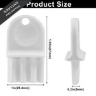 Aoserge 5 Pcs Tissue Dispenser Key Replacement Universal White