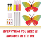 Creativity For Kids Butterfly Wind Chime Crafting Kit Ages 6  Steam Learning