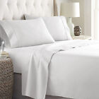 Fitted flat sheet Set Solid Choose Colors   Sizes 1000 Tc 100  Cotton  Sale