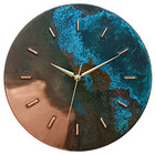 Mid Century Metal Modern Wall Clock   Original Silent Art Deco Wall Clock