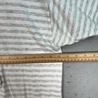 Vintage Cat Kitten Heart Balloon Cute T Shirt Womens One Size Striped White Gray