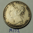1894 Newfoundland Silver 50 Cents Half Dollar  Victoria Nfld M172