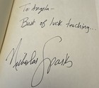Signed Book Message In A Bottle By Nicholas Sparks 1st Ed  Print Hc Dj Autograph
