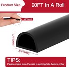 20ft Weather Stripping 3 8 w X 1 4 t Universal Car Door Seal Strip Automotive   