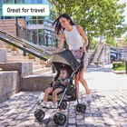 Ingenuity 3d Mini Compact Stroller Lightweight Foldable Tan Umbrella Stroller