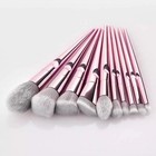 10 Pcs Makeup Brush Set With Case  Soft Makeup Brush