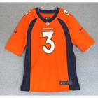 New  Nike Denver Broncos Russell Wilson 3 Jersey Mens Large Orange Nfl On Field
