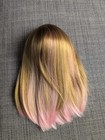 Summer Mckinny Wig C Pink Blonde Hair American Girl Doll Custom Replacement