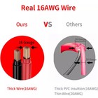 Car Cigarette Lighter Socket Extension Cord Cable Heavey Duty Adapter 12v 13 Ft