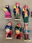 Peru Clay Musicians Dancers Lot Of 11 Handmade