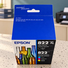 Genuine Epson 822xl T822xl-bcs Ink Combo Black Xl C m y Exp 2028 