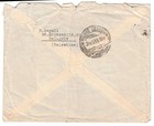 1939 Palestine Censored Postage Due Airmail Cover To Italy