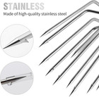 11-prong Fishing Harpoon  Stainless Steel Fishing Spear Gig Gaff Fork Hook With