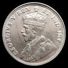 East Africa Florin Silver George V  1920  One-year Type  Rare  Key