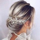 Crystal Rhinestone Floral Hair Accessory Bridal Wedding Headwear Women Jewelry