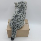 Avanti Applause Kitten Gray Tabby W  Mouse Plush Vintage 1985 Stuffed Animal