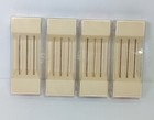 Miniature Bird Houses Stake Wooden Birdhouse Plant Garden Decor 4 Packs Of 3 New