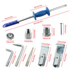 9pc Heavy Duty 5lb Dent Puller Slide Hammer Kit Car Auto Body Sheet Metal Repair
