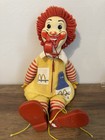 Vintage Ronald Mcdonald 21  Doll W Whistle   Pocket Grimace 1978 Hasbro Works 