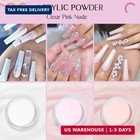 Saviland Acrylic Nail Starter Kit  Clear Pink Nude Acrylic Powder   Liquid  Brus