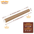 3x36   Kraft Mailing Shipping Packing Tubes 24 cs From The Boxery 