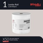 Wypall X50 Cleaning Cloths   9 8  X 12 2    1100 Count Roll   3501503