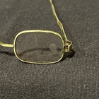 Antique Civil War Era Circular Lens Eyelasses Sliding Temple Original Spectacles