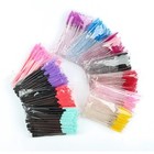 50 Pc Eyelash Brushes Mascara Wands Disposable Lash Spoolie Makeup Applicators