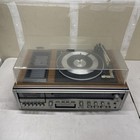 Vintage Sanyo Turntable Cassette 8-track Receiver Jxt 6910