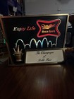Vintage 1960 s Miller High Life Bouncing Ball Beer Sign light  Bar Mancave