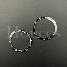 38 Mm Ceramic Bezel Insert Flat Base Fits For Seiko Skx007 Skx009 Diver Black