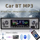 Vintage Car Bluetooth Fm Radio Mp3 Player Usb Classic Stereo Audio Receiver Aux