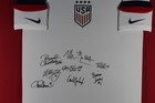 1999 Usa Women s Olympic Champion Team Signed Soccer Framed Nike Jersey Beckett