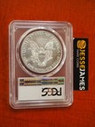 2017  p  Silver Eagle Pcgs Ms70 Struck At Philadelphia Green Label