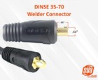 S  a 200 Amp Welding Electrode Holder Lead Assembly Dinse 35-70  2 Awg Copper