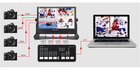 Feelworld Atem156 15 6 Inch Broadcast Video Monitor 4 Hdmi Quad Display Live