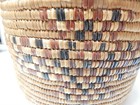 Antique Extra Fine Nw Coastal Salish Imbricated Basket - Clean  