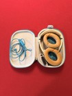 Bose Beige Over-ear Headphones 3 5mm Jack With Carrying Case   Blue Cable