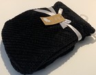 New Stylish Baby Soft Flannel Fleece Baby Infant Throw Blanket In Black