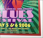 B  B  King   Taj Mahal Blues Festival Original 06 Signed Tulsa Concert Poster Bb