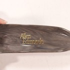 Allen Edmonds 7  Plastic Shoehorn Spoon Gray Marble Swirl Gold Logo