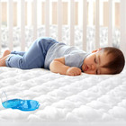 Waterproof Crib Mattress Protector Sheets Fitted Toddler Pad Cover Noiseless