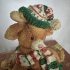 Vintage 1994 Enesco Deerlivery Joy Christmas Ornament In Box
