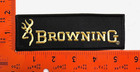 Browning Vintage Firearm Patch     Iron   on sew   on Gun   Pistol Emblem