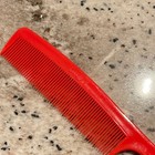 Vtg Goody Unbreakable Plastic 8  Red Rat Tail Comb Retro Usa 80s 90s