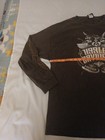 Harley Davidson Paradise Portland Or Long Sleeve Shirt Mens Xl Brn