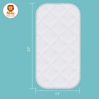 6 Pack Baby Waterproof Changing Pad Liners - Quilted Thicker Ultra Soft Chang   