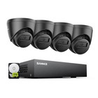 Sannce 8ch Dvr 1080p Video Security Camera System Outdoor Ai Detection H 265  1t